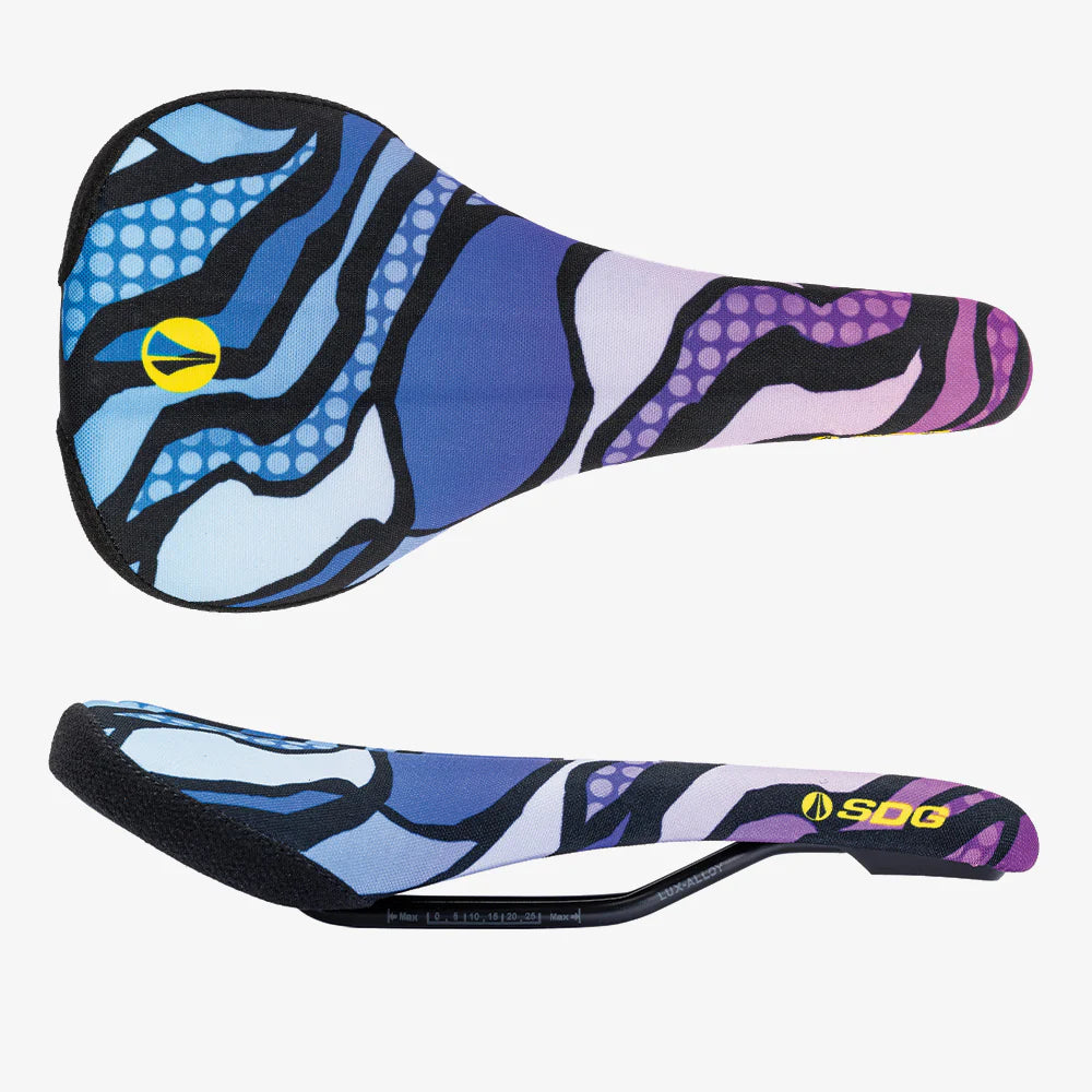 Σέλα SDG BEL-AIR V3 TERRA FIRMA Rails Lux Alloy Camo Violet