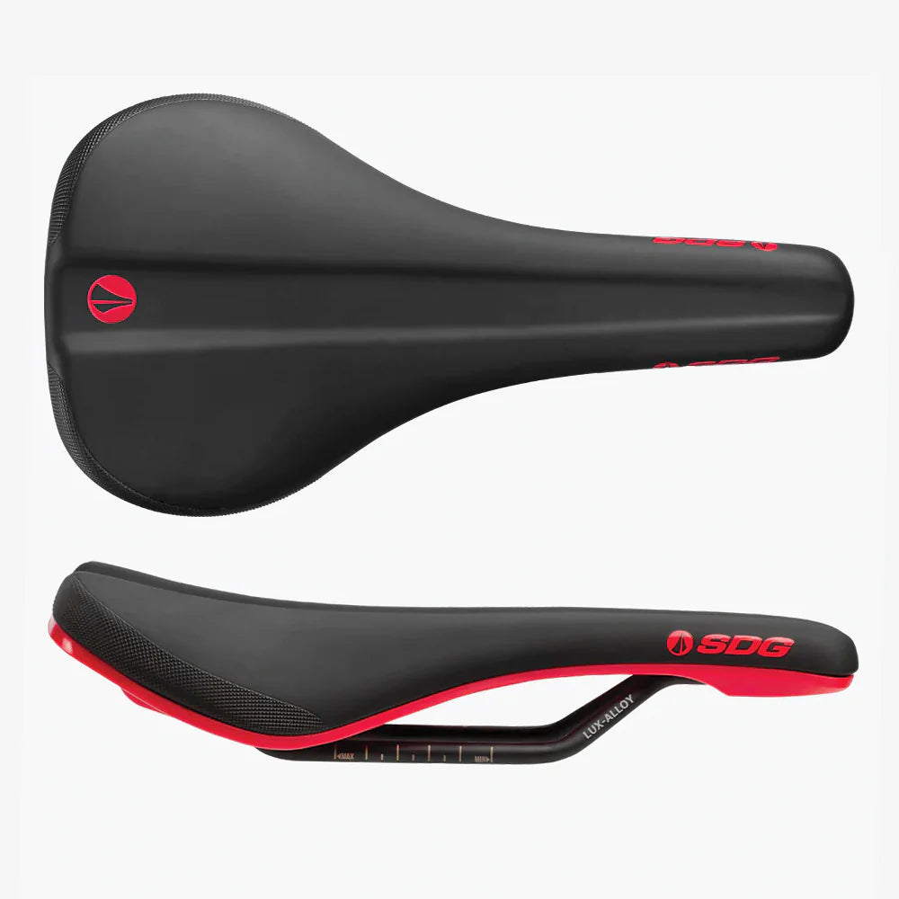 SDG BEL-AIR V3 Rails Lux Alloy σέλα μαύρο/κόκκινο