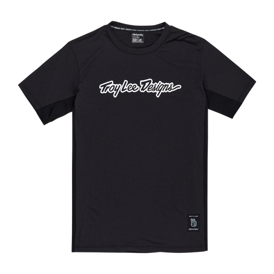 TROY LEE DESIGNS SKYLINE RIDE TEE SIGNATURE Jersey Κοντομάνικο μαύρο 2025