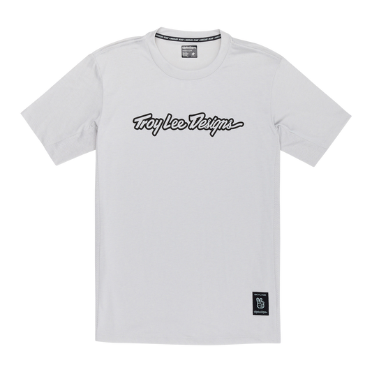 TROY LEE DESIGNS SKYLINE RIDE TEE SIGNATURE Jersey Short Sleeve Grey 2025