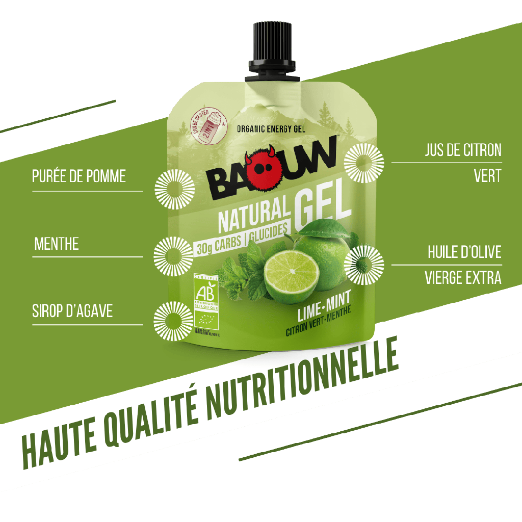 BAOUW Organic Lime/Mint Energising Gel (85g)