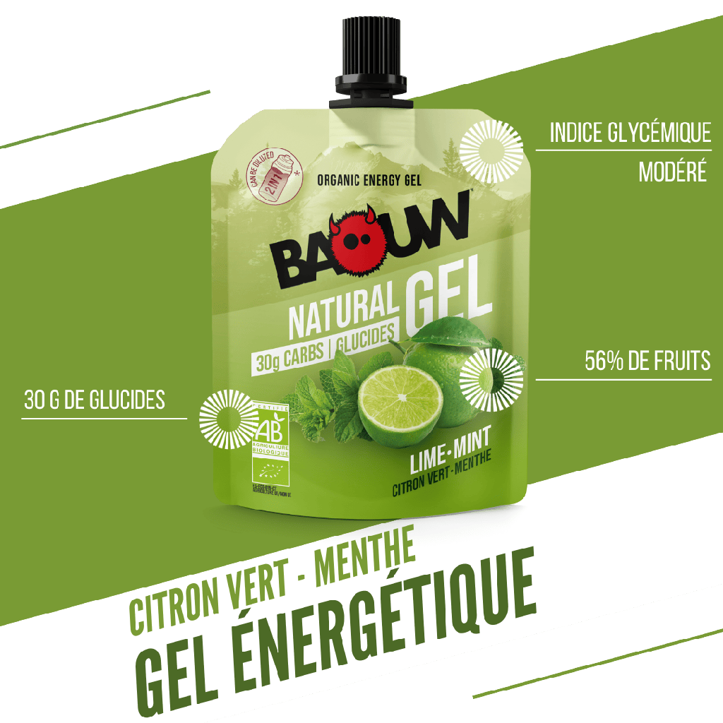 BAOUW Organic Lime/Mint Energising Gel (85g)