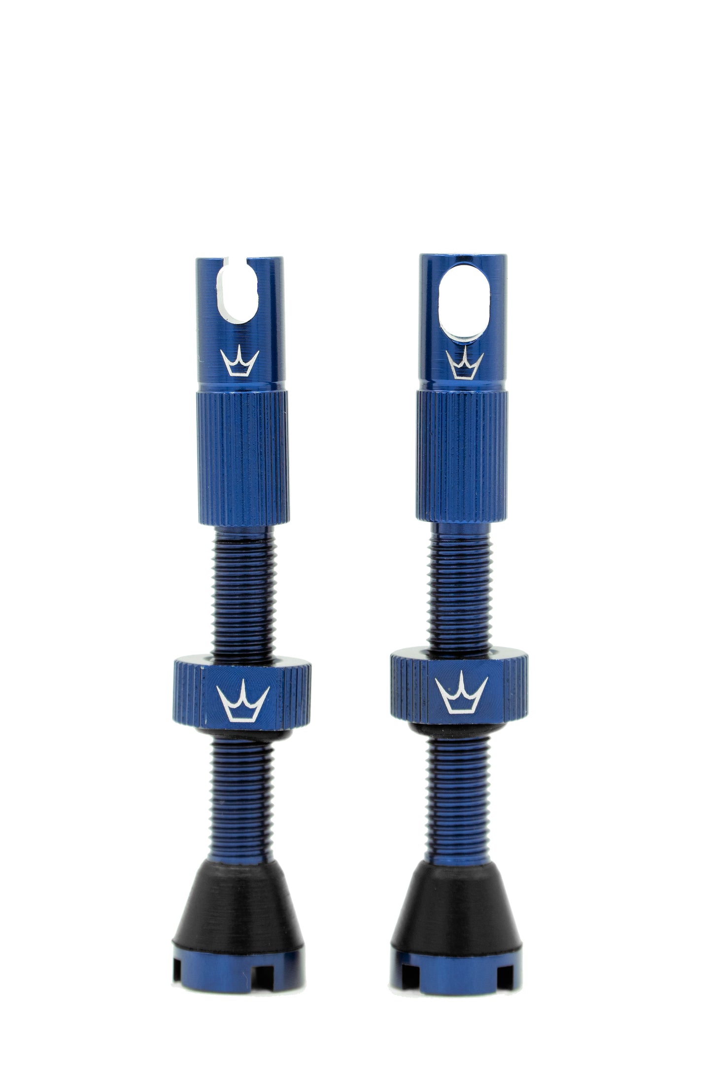 PEATY'S x Chris King MK2 Presta 60 mm Tubeless Valves (x2) Blue