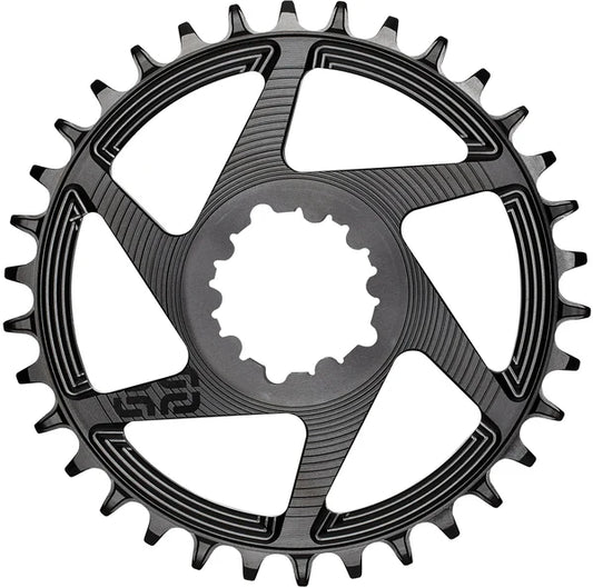 E-THIRTEEN HELIX RACE 11/12V Άμεση τοποθέτηση SRAM Boost Offset 3mm Mono αλυσοδακτύλιος Μαύρο