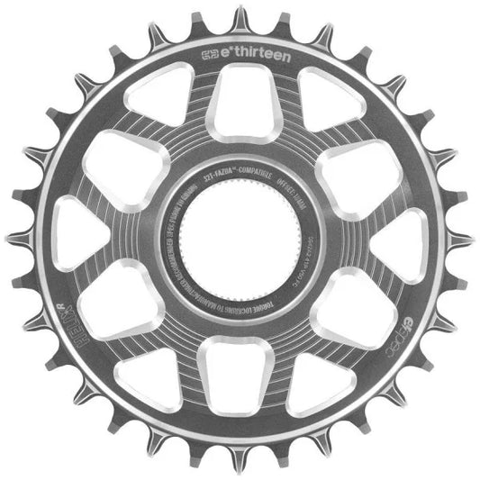 Plateau Mono E-THIRTEEN HELIX RACE E-SPEC 11/12V Άμεση τοποθέτηση Fazua Ride 60 Silver