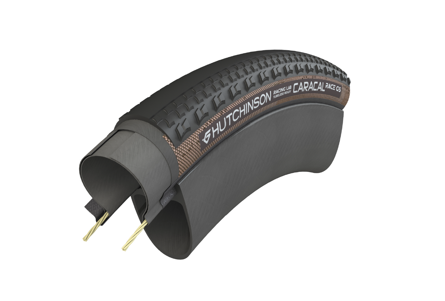 HUTCHINSON CARACAL RACE GS 700x40c Tubeless Ready ελαστικό Γκρι