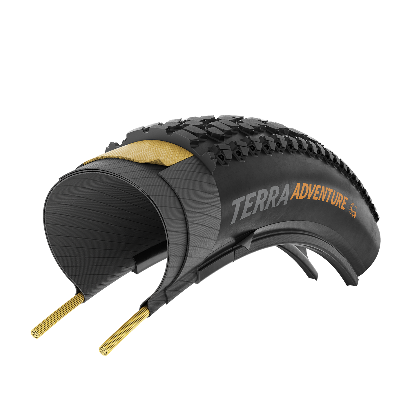 CONTINENTAL TERRA ADVENTURE TRAIL GRIP 700x45c Tubeless Ready Black Reflex tire