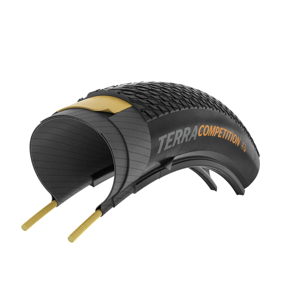 CONTINENTAL TERRA COMPETITION RACE RAPID 700x45c Tubeless Ready Μαύρο ελαστικό