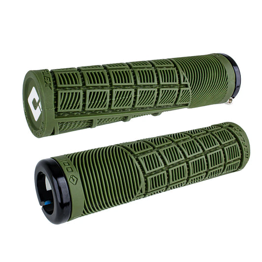 ODI REFLEX XL Lock-on grips 135 mm Olive