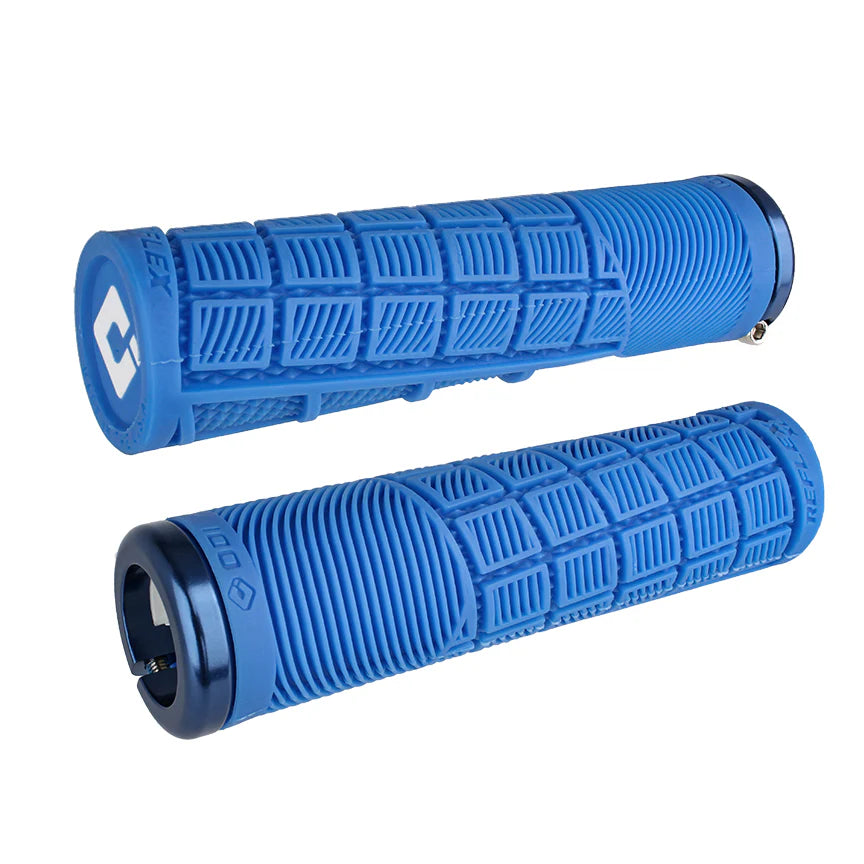 ODI REFLEX XL Lock-on Grips 135 mm Μπλε