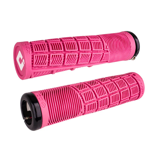 ODI REFLEX V2.1 Lock-on Grips 135 mm ροζ
