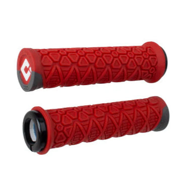 ODI VANQUISH Lock-On Grips 135 mm Κόκκινο