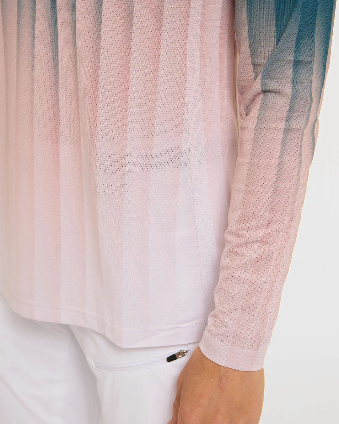 Γυναικείο DHARCO RACE DUSTY PRISM Long Sleeve Jersey Μαύρο/Ροζ