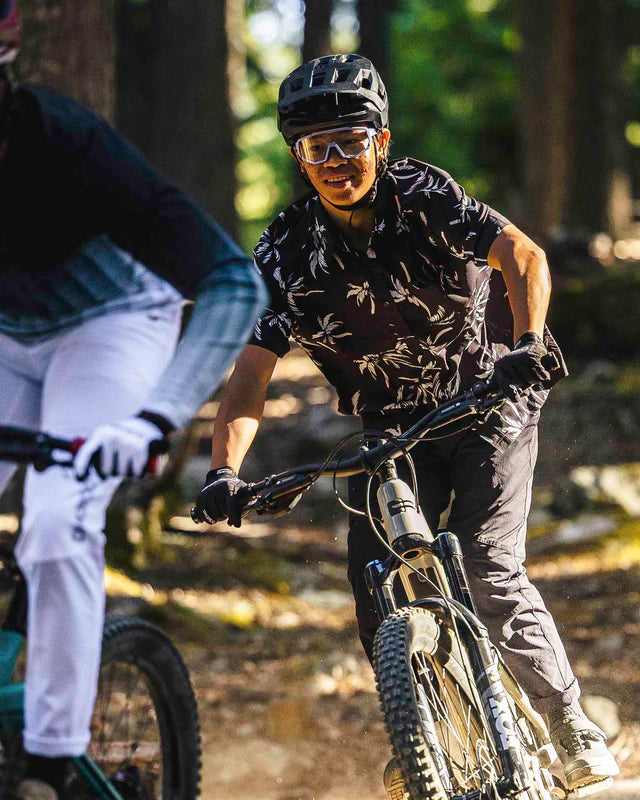 DHARCO TECH BOWEN Πουκάμισο με κοντό μανίκι Μαύρο