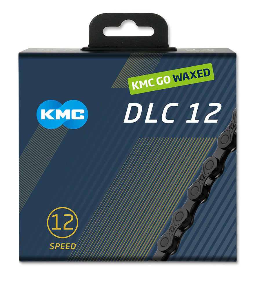 12V KMC DLC 12 κερωμένη μαύρη αλυσίδα