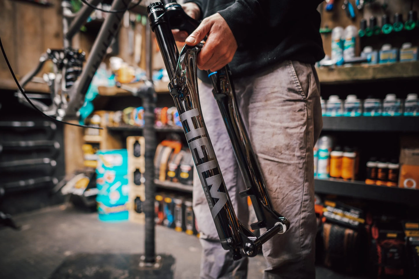 CANE CREEK HELM MKII AIR 29 "/27.5 + Κωνικό άξονα πιρουνιού 15x110 mm Boost Μαύρο