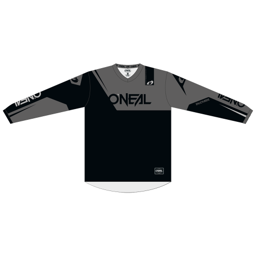 O'NEAL ELEMENT RACEWEAR Junior Μακρυμάνικο Jersey Μαύρο/γκρι