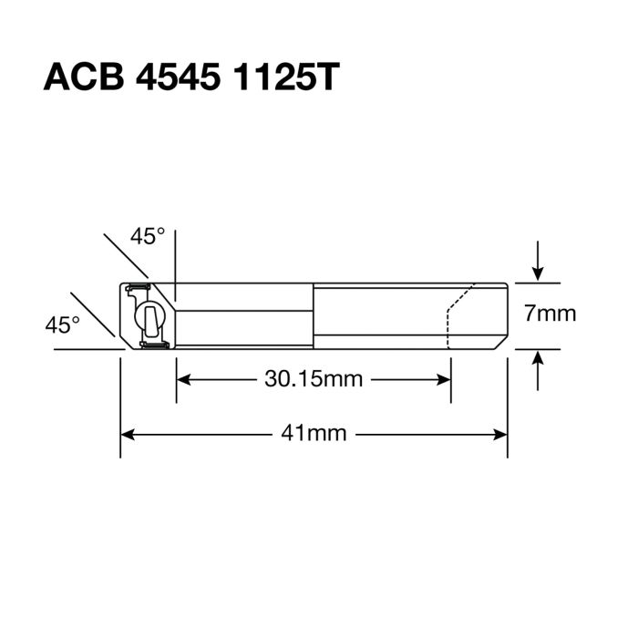 Steering Bearing ENDURO BEARINGS 1125T - 440c Stainless 30,15x41x7 (45x45°) ACB