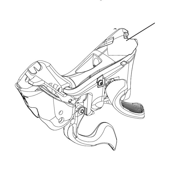 INDEXING BLOCK LEFT CAMPAGNOLO EKAR 13V DISC WITHOUT CYCLINDRE MASTER