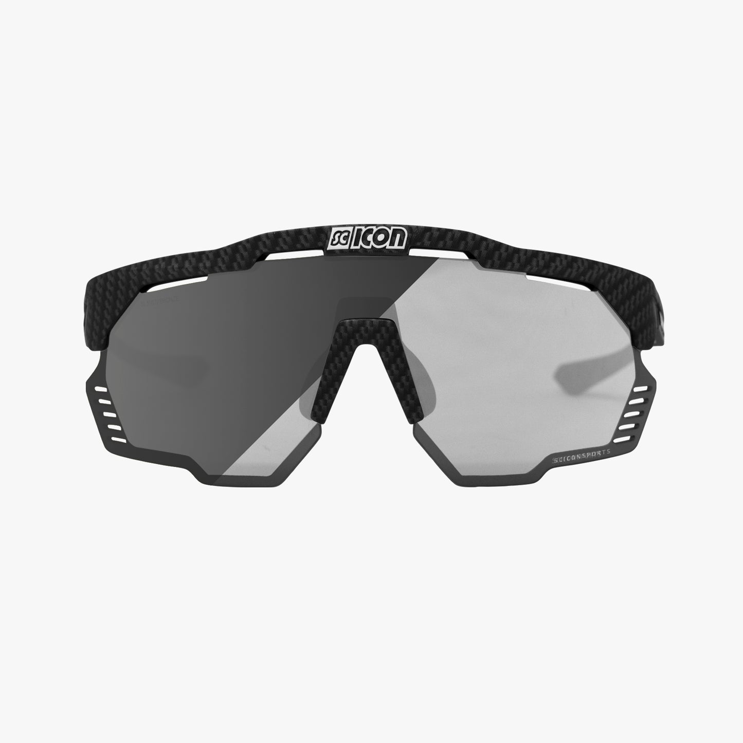 Γυαλιά ηλίου SCICON AEROSHADE KUNKEN Μαύρο Φωτοχρωμικό Ασημί