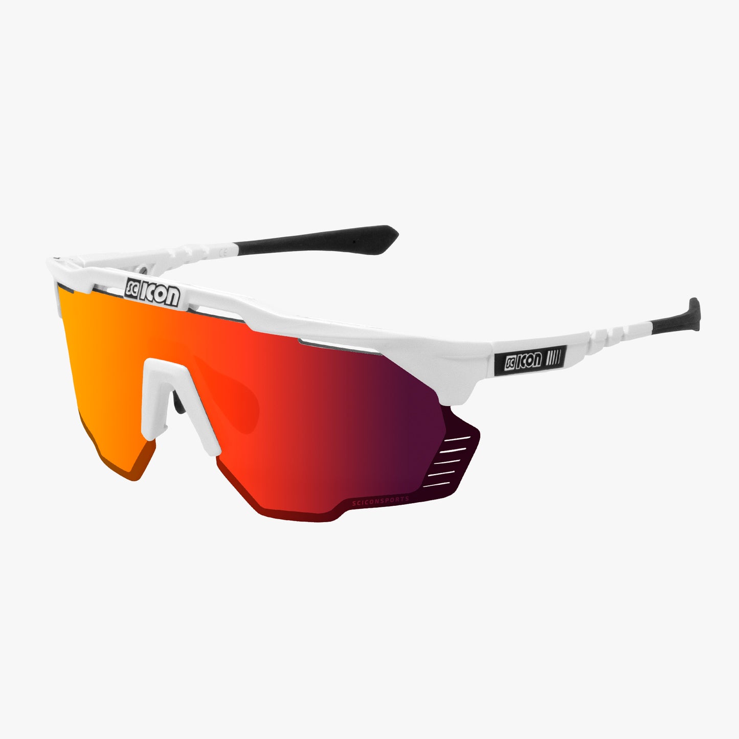 SCICON AEROSHADE KUNKEN Γυαλιά γυαλιά λευκό Multimirror κόκκινο