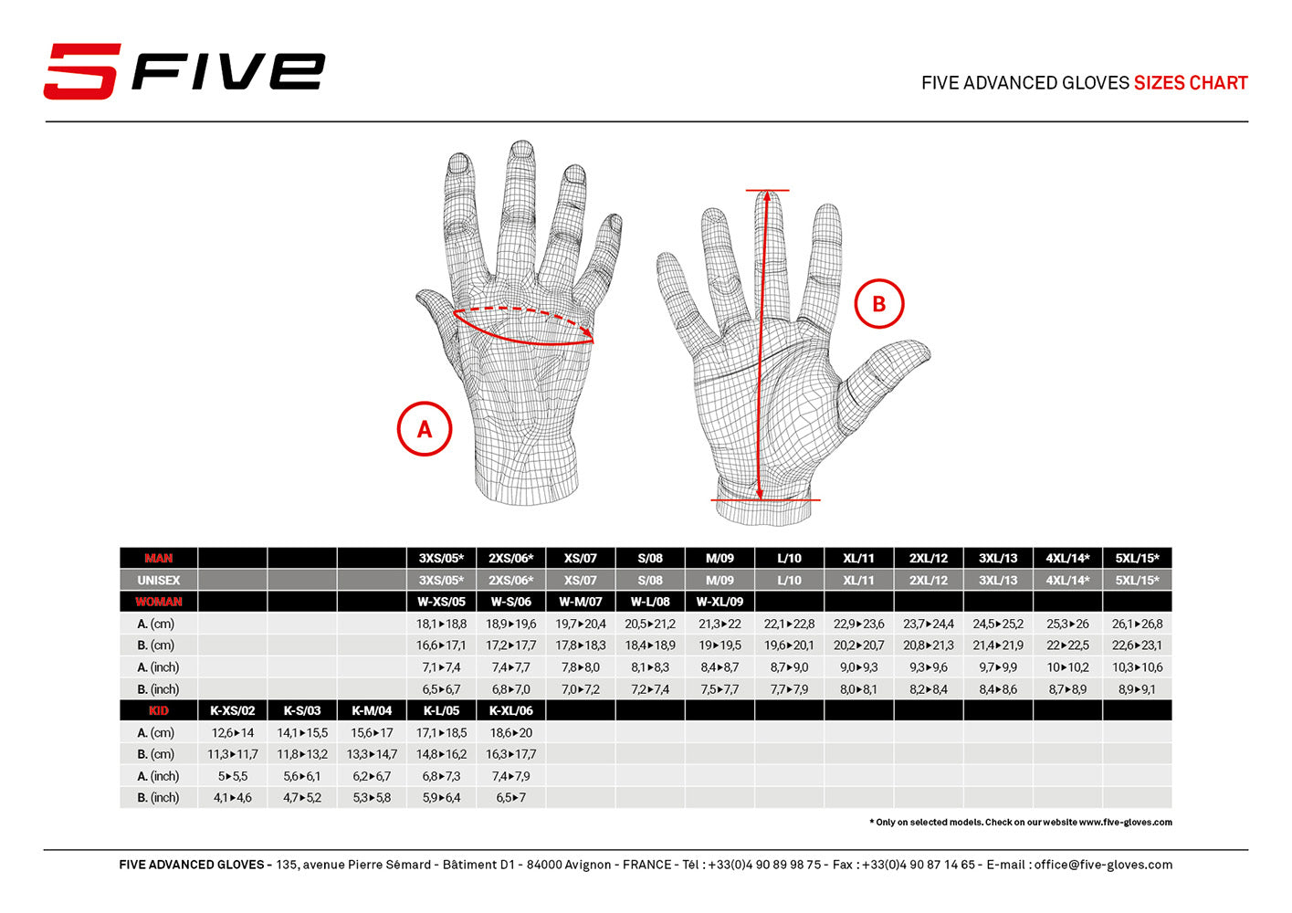 FIVE BMX RACE Junior Gloves, Neon Yellow