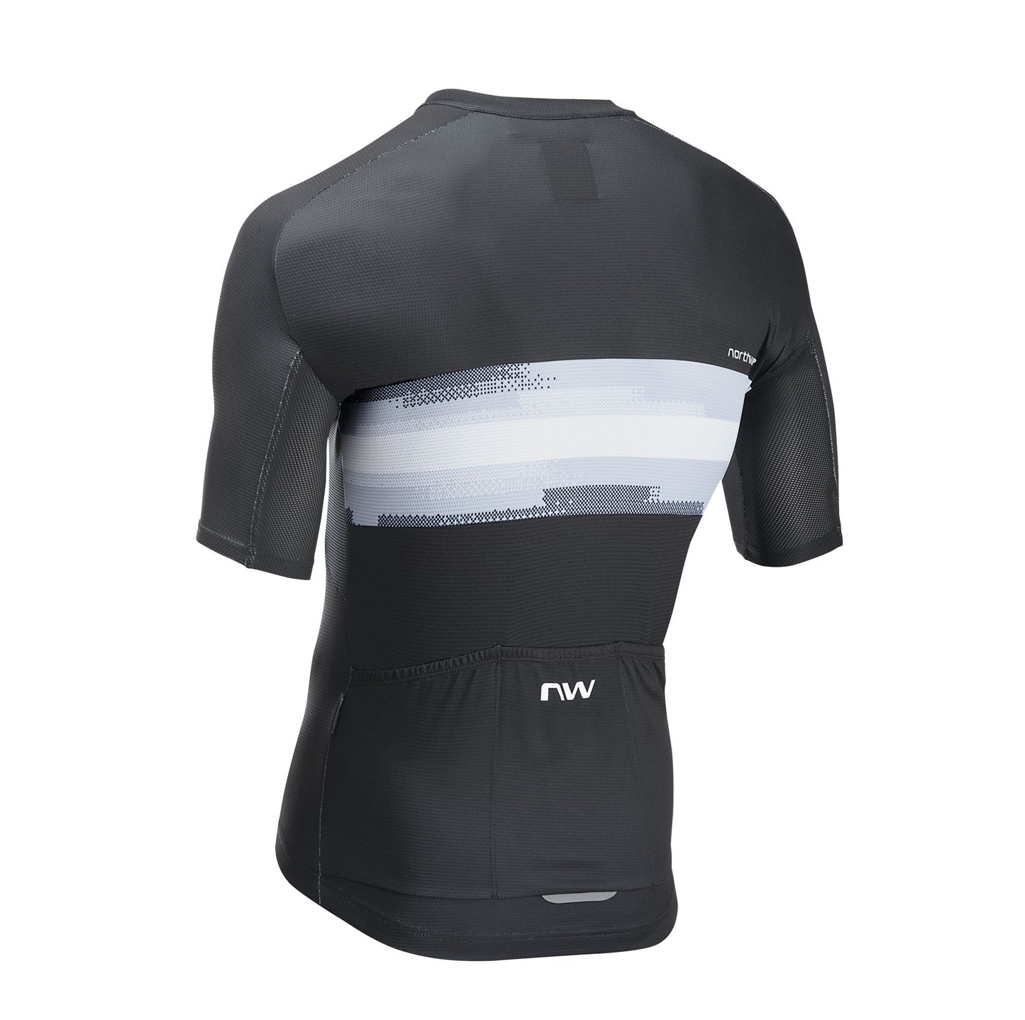 NORTHWAVE FORCE EVO Κοντομάνικο Jersey Μαύρο/Άσπρο