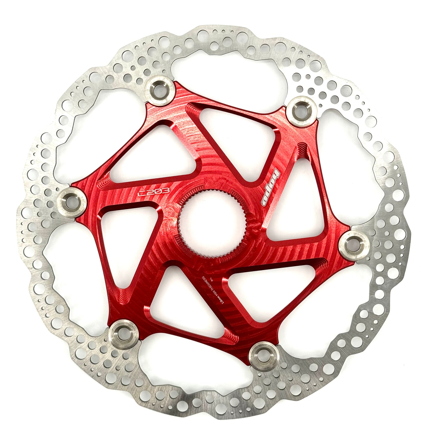 HOPE Center Lock Floating Disc Κόκκινο