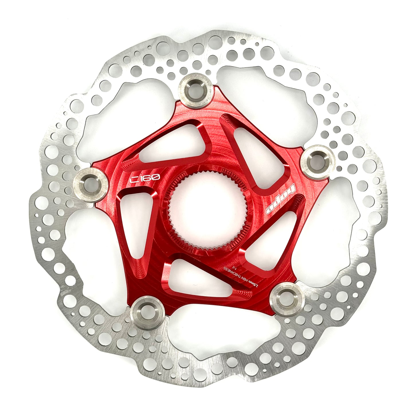 HOPE Center Lock Floating Disc Κόκκινο
