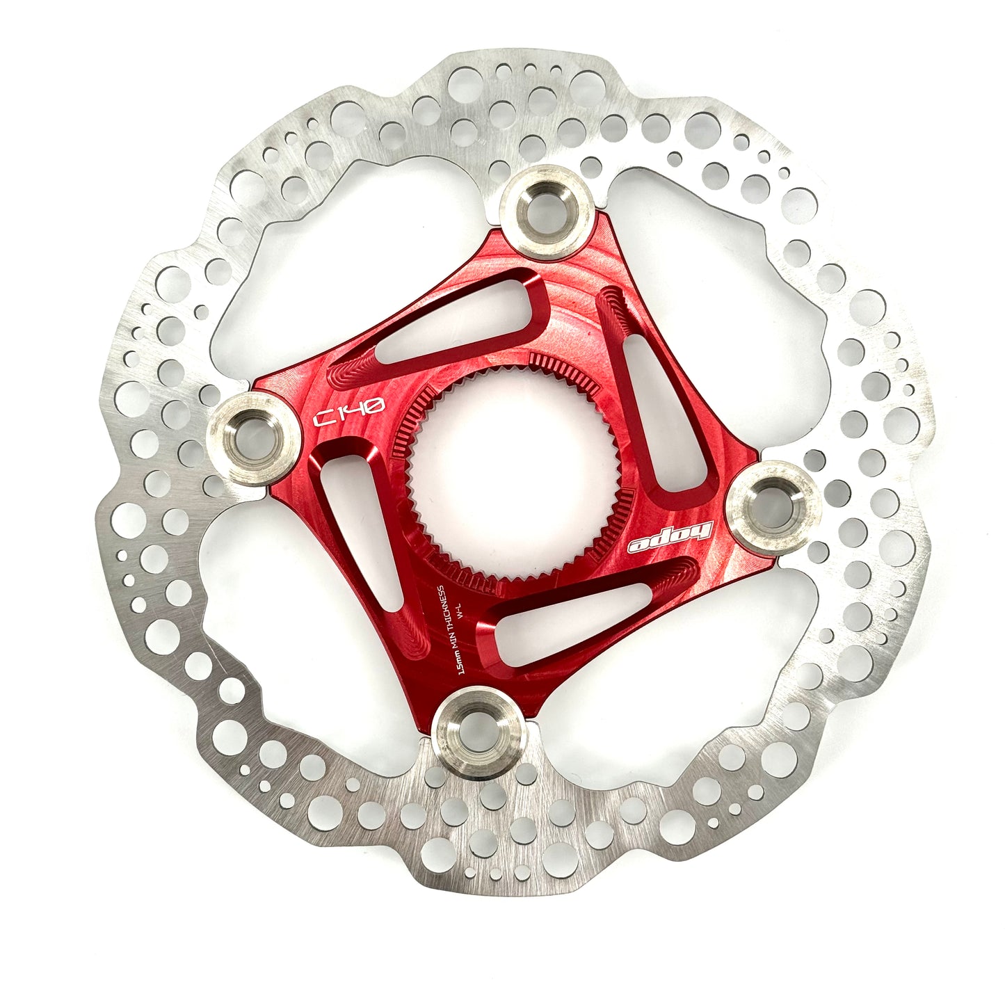 HOPE Center Lock Floating Disc Κόκκινο