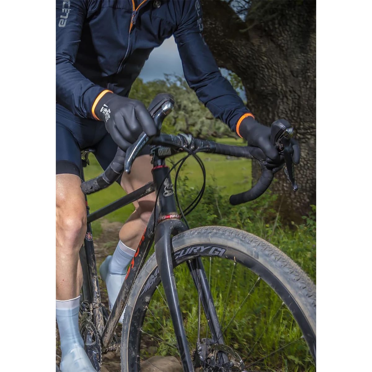 Γάντια VELOTOZE NEOPRENE Μαύρο/Άσπρο