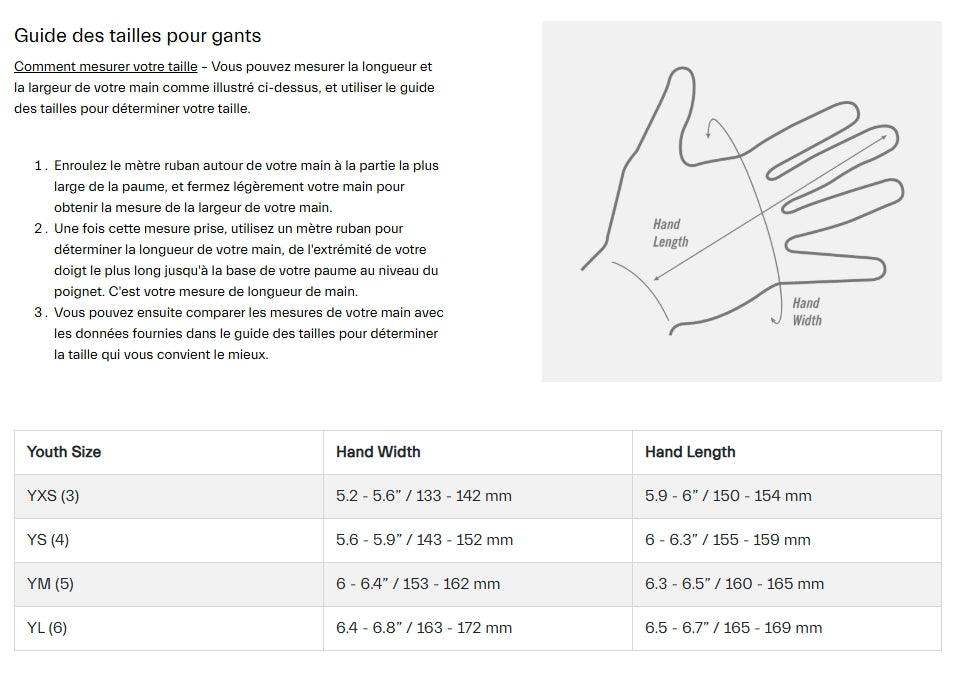 Gants Courts GIRO BRAVO Junior Rouge