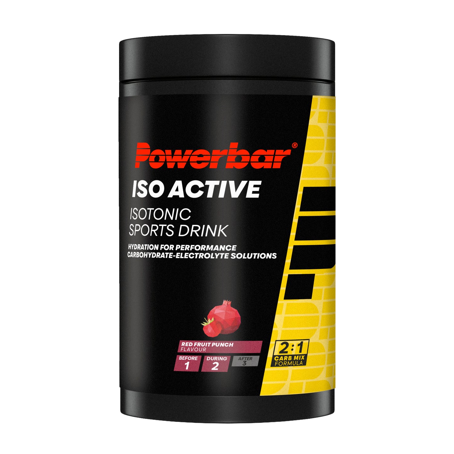 Ενεργειακό ποτό POWERBAR ISOACTIVE (600 g) Κόκκινα φρούτα