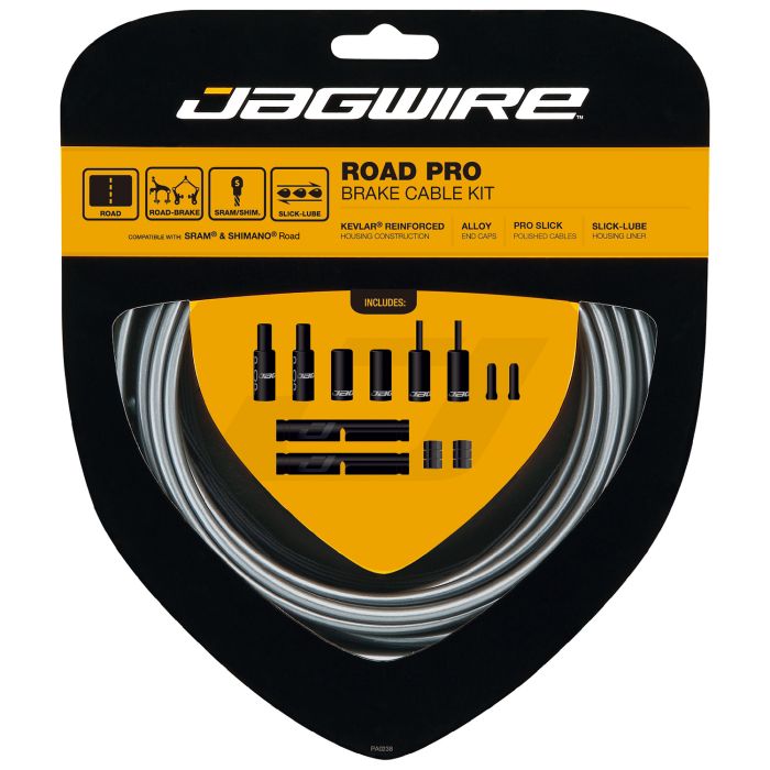 JAGWIRE ROAD PRO Κιτ καλωδίων και σωλήνων φρένων γκρι