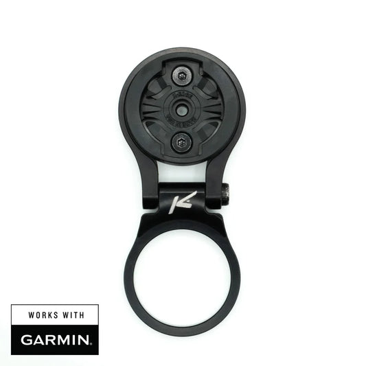 Ρυθμιζόμενο στήριγμα στελέχους GPS MTB Garmin K-EDGE Μαύρο
