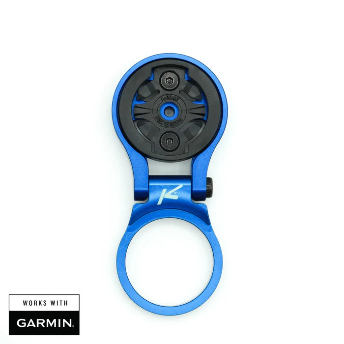 Ρυθμιζόμενο στήριγμα στελέχους για Garmin K-EDGE MTB GPS Μπλε