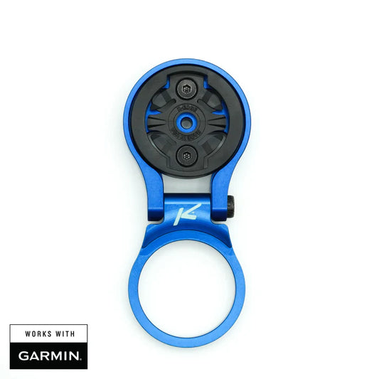 Ρυθμιζόμενο στήριγμα στελέχους για Garmin K-EDGE MTB GPS Μπλε