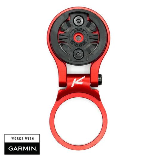 Ρυθμιζόμενο στήριγμα στελέχους για Garmin K-EDGE MTB GPS Κόκκινο