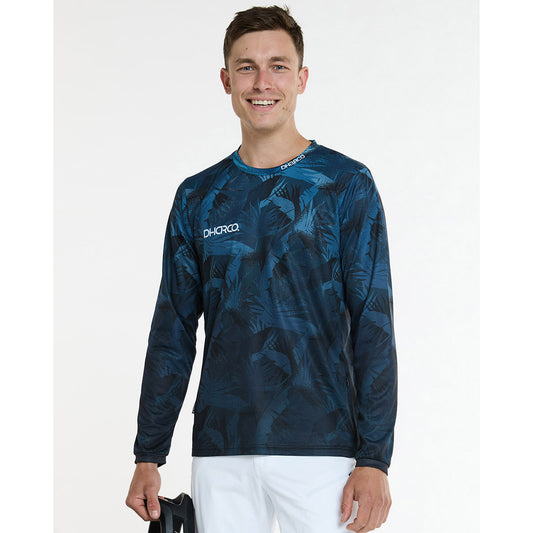 DHARCO GRAVITY DARK ROOM Long Sleeve Jersey Blue