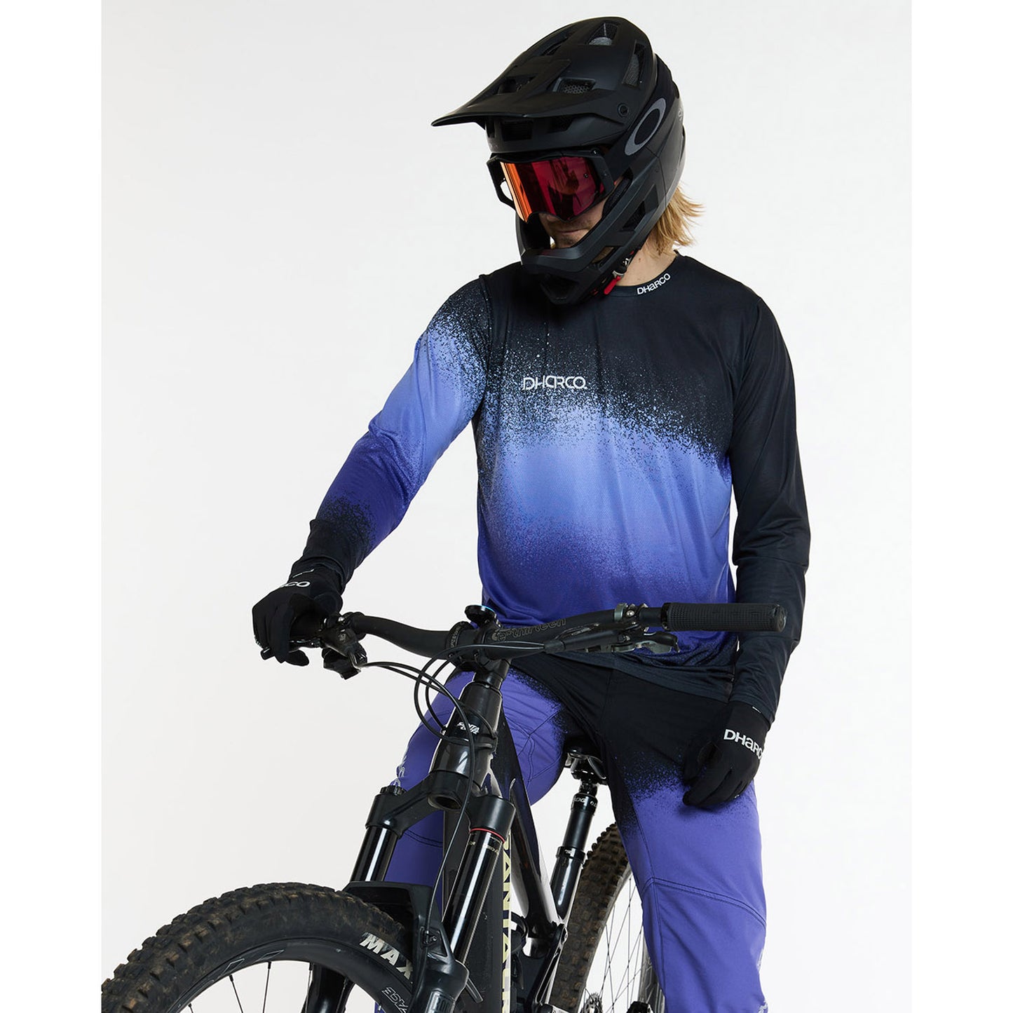 DHARCO ULTRA VIOLET Long Sleeve Jersey Black/Purple