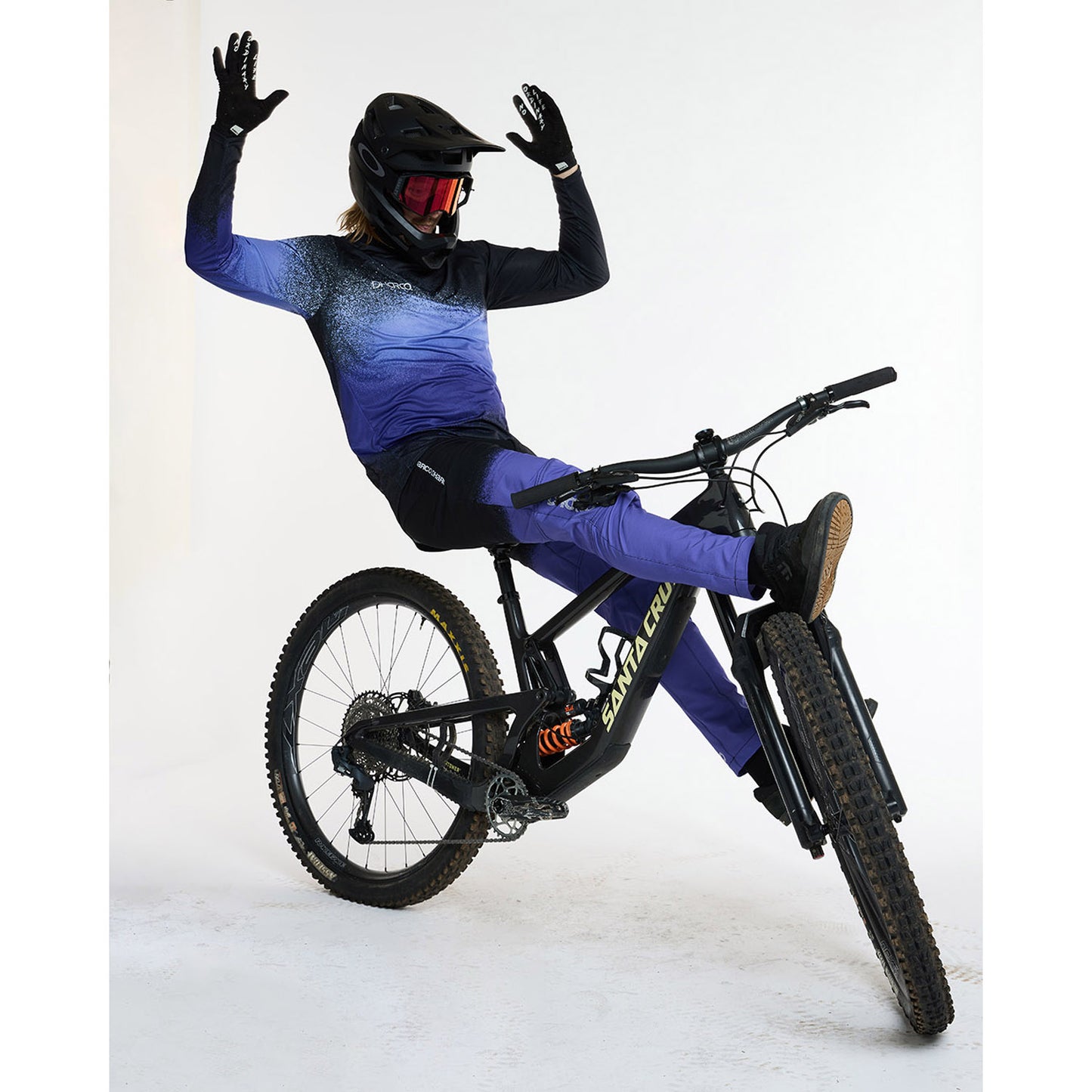 DHARCO ULTRA VIOLET Long Sleeve Jersey Black/Purple