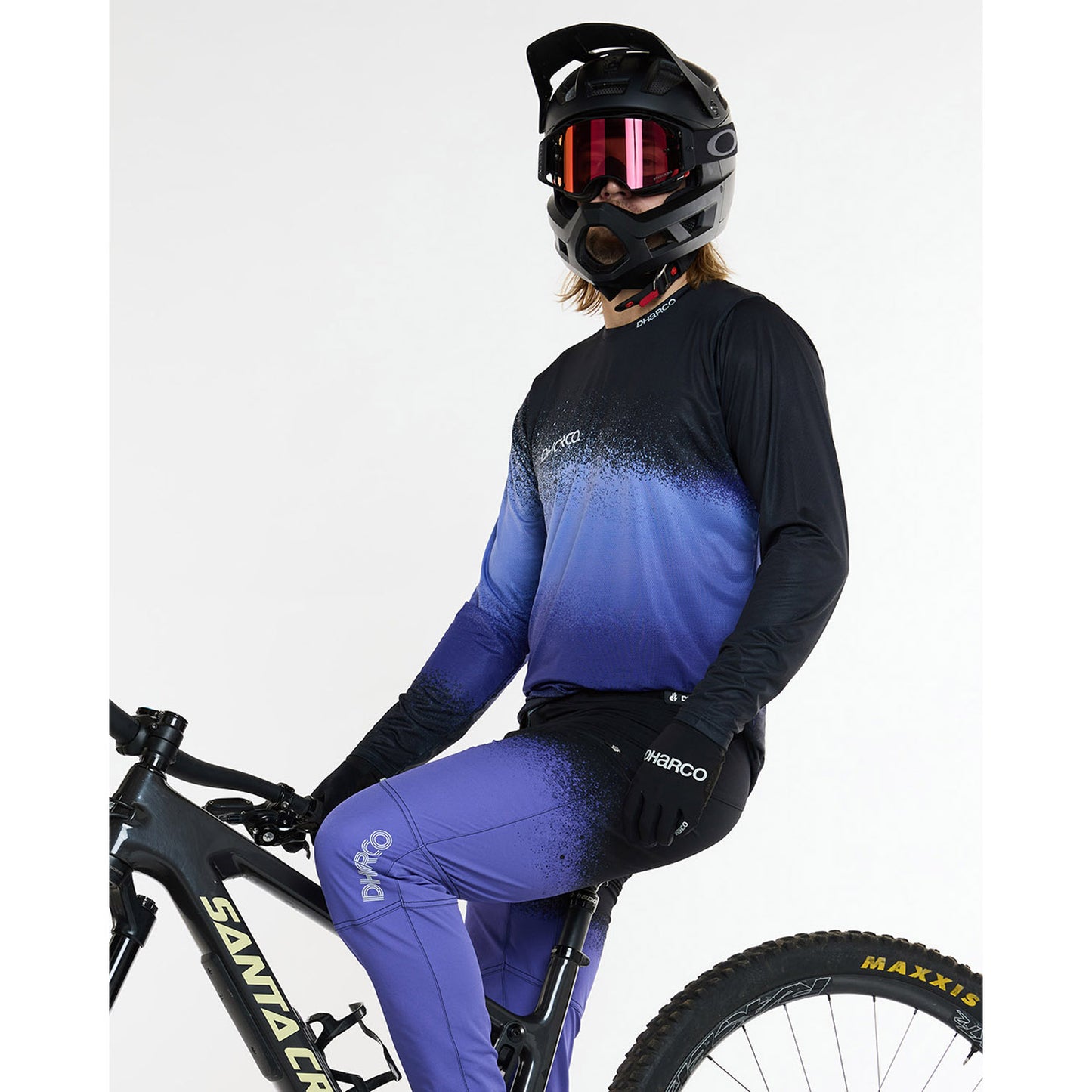 DHARCO ULTRA VIOLET Long Sleeve Jersey Black/Purple