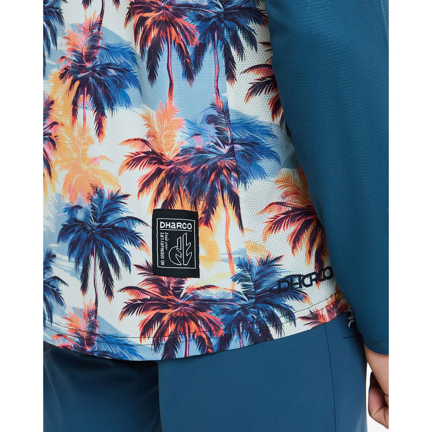 DHARCO GRAVITY VENICE BEACH Long Sleeve Jersey Blue