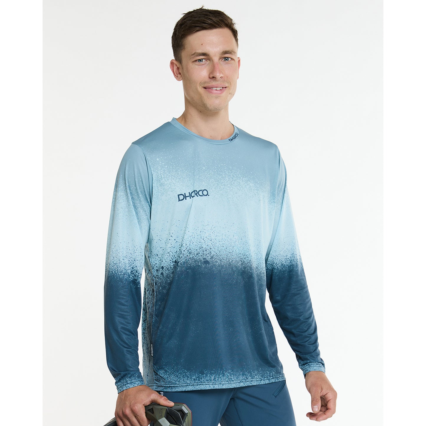 DHARCO RACE NU WAVE Long Sleeve Jersey Blue