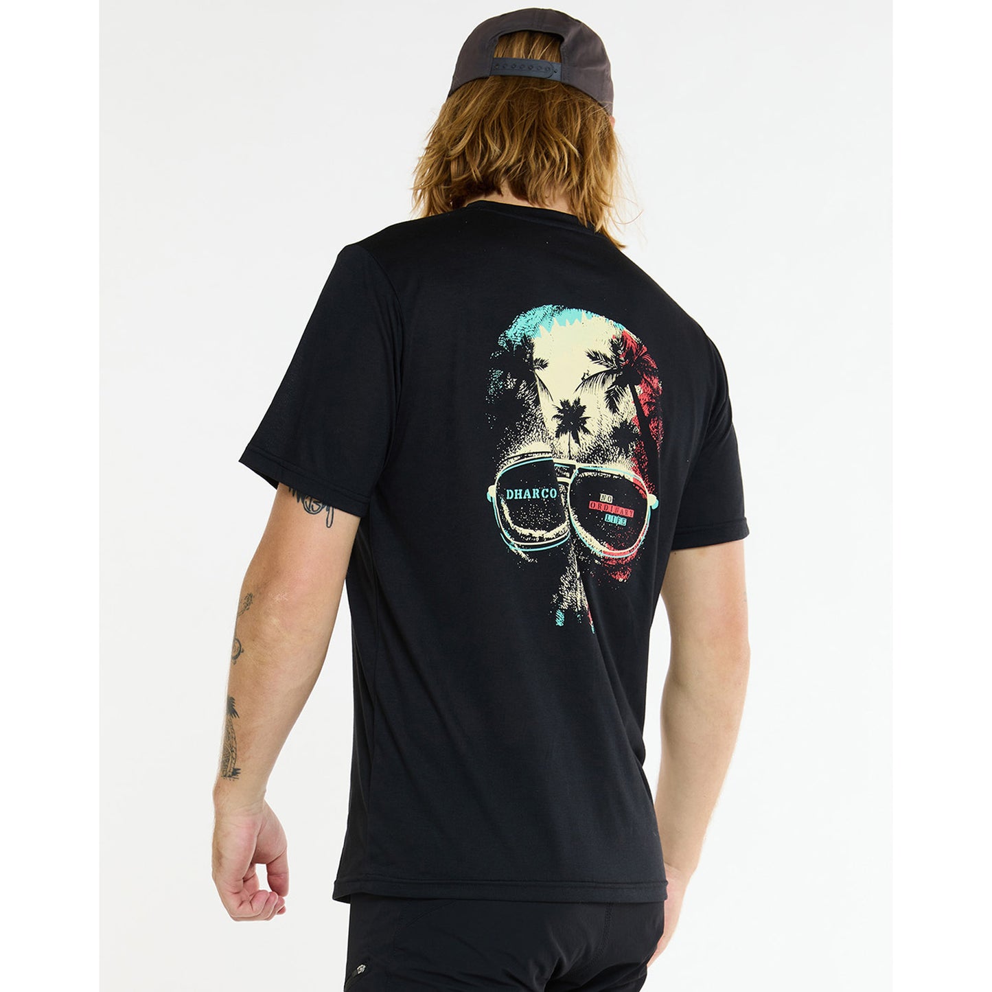 DHARCO EDDIE Κοντομάνικο TECH TEE Jersey Μαύρο