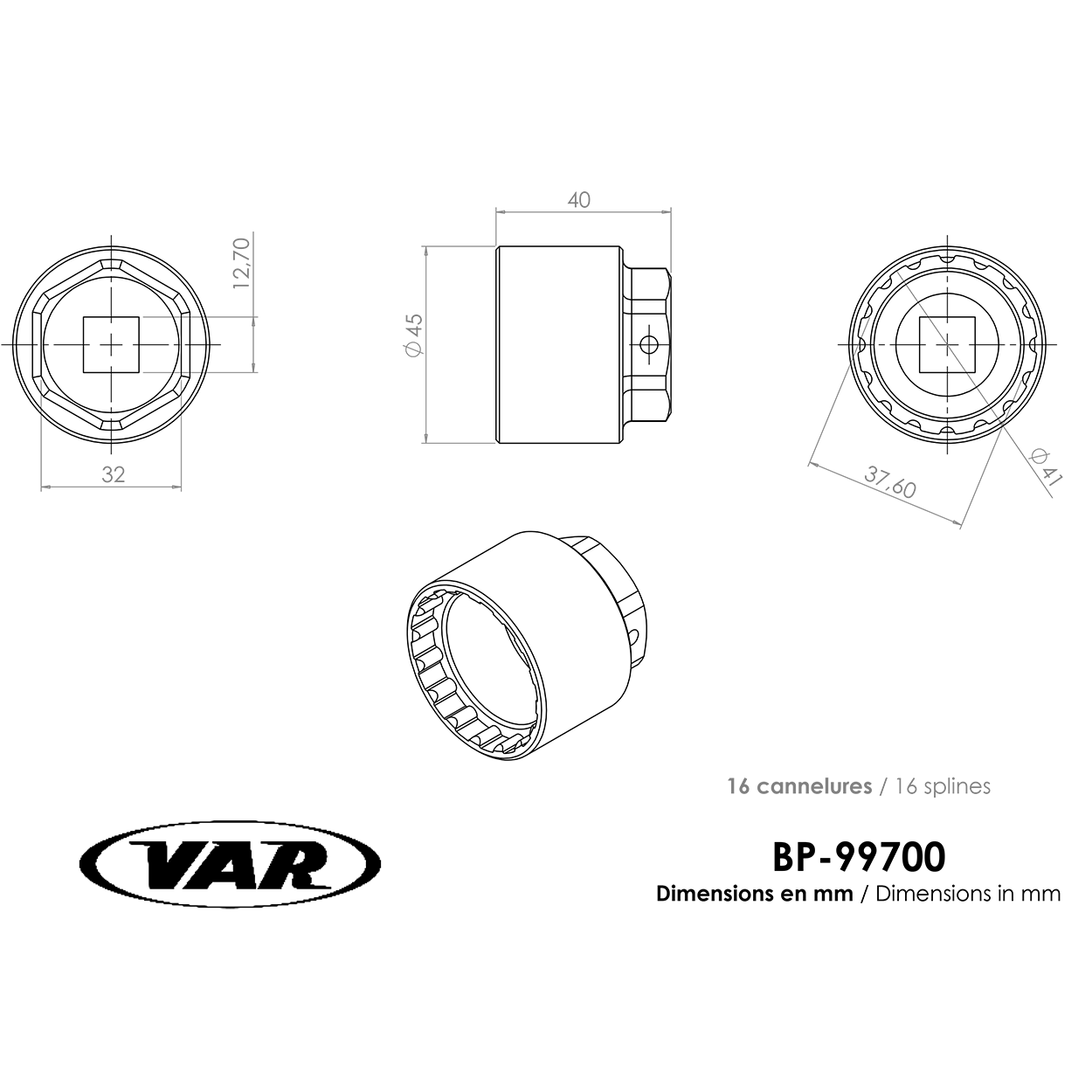 Tool for Shimano VAE STEPS VAR Crank Locknut BP-99700