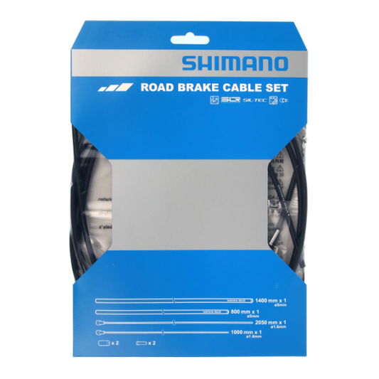 SHIMANO PTFE Καλώδιο φρένων και κιτ σωλήνων φρένων Μαύρο