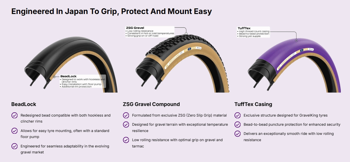 Ελαστικό PANARACER GRAVELKING ZX TLR Tubeless Ready Καφέ