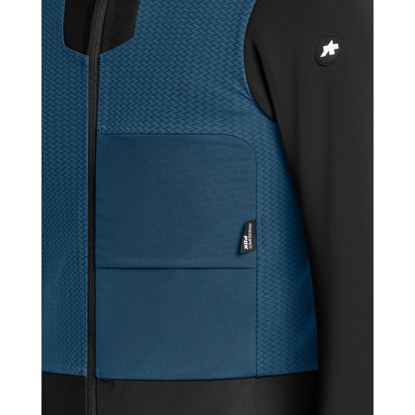 ASSOS EQUIPE R S11 Μπλε μπουφάν βενζίνης