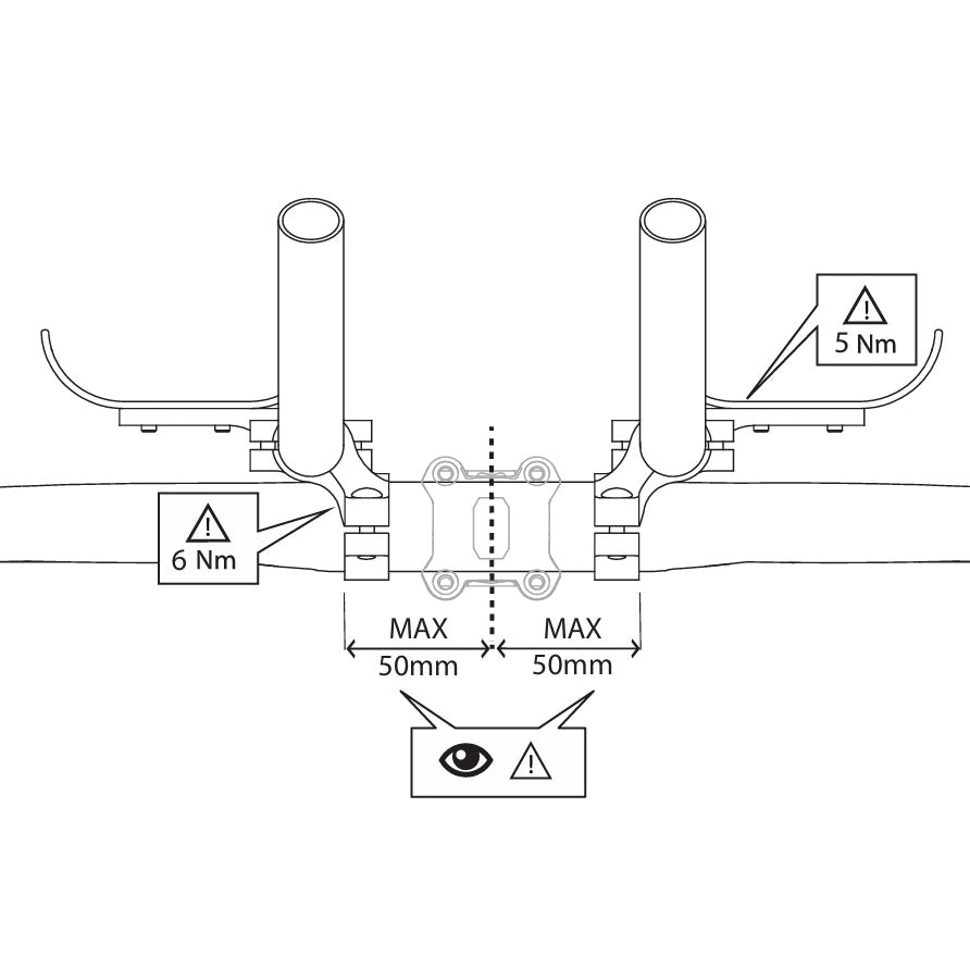 Επέκταση κρεμάστρας PRO MISSILE ALU Shape Tri